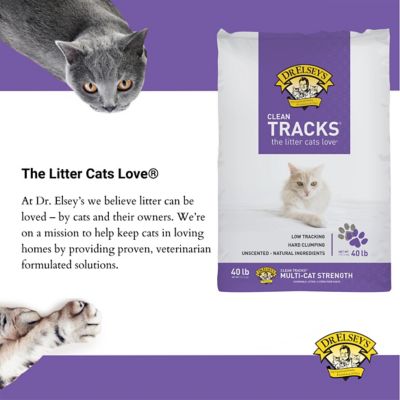 Image showing 6 th Dr. Elsey's Clean Tracks Clumping Clay Cat Litter, 40 lb. Bag
