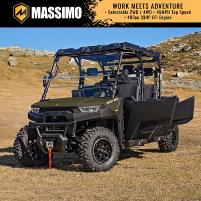 Image showing 3 th Massimo Buck 550-6 UTV 493CC 4 Door 4WD