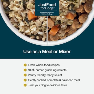 Image showing  JustFresh Pork Recipe Dog Food, 12 oz.