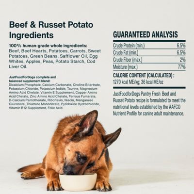 Image showing  PantryFresh Beef & Potato Wet Dog Food, 12.5 oz. Box