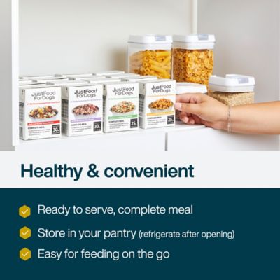 Image showing 7 th JustFoodForDogs PantryFresh Turkey & Whole Wheat Macaroni Dog Food, 12.5 oz.