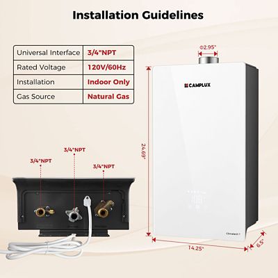 Image showing  6.86 GPM Indoor Water Heater, CA686WNG