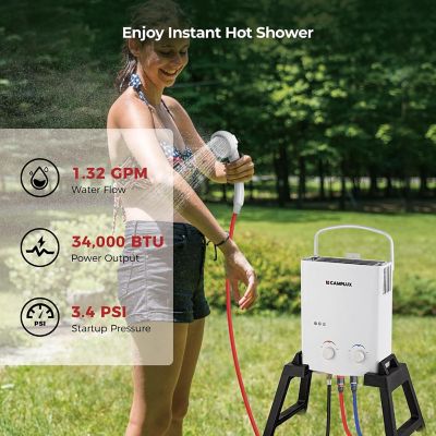 Image showing  1.32 GPM Outdoor Water Heater