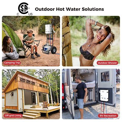 Image showing 9 th Camplux 1.32 GPM Outdoor Water Heater