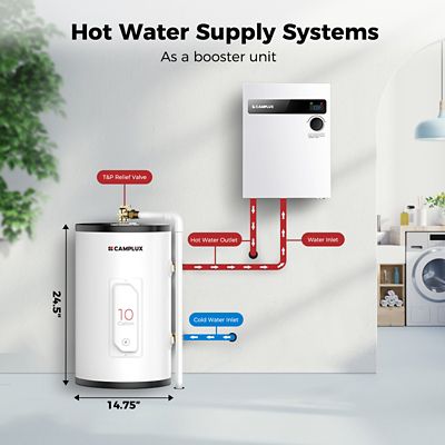 Image showing  10 GPM Electric Tank Water Heater