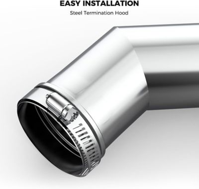 Image showing  3 in. Water Heater Vent Kit