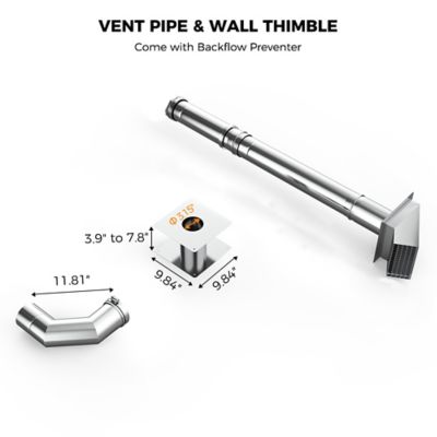 Image showing  3 in. Water Heater Vent Kit