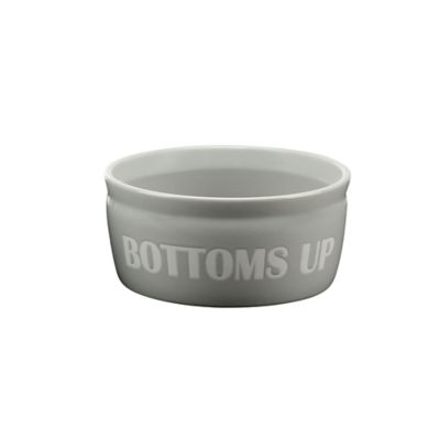 Image showing  61 oz. Slogan Ceramic Pet Water Bowl, Assorted