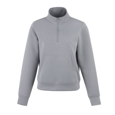 Blue Mountain Women's Fleece Mock Neck Sweatshirt