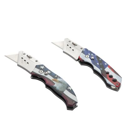 Image showing  2 pc. Americana Folding Utility Knife Set