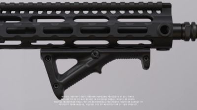 Image showing  AFG-2 Angled Foregrip for AR-Platforms and Most Picatinny Railed Handguards, Black, Polymer