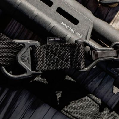 Image showing  MS3 Gen2 Sling for Rifles, 48-60 in., Black, Nylon, OAL Adjustable One-Two Point