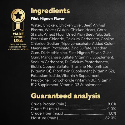 Image showing  Gourmet Filets Filet Mignon Flavor, 3.5 oz. Tray