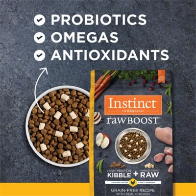 Image showing 5 th Instinct Raw Boost All Life Stages Grain-Free Natural Chicken Recipe Dry Dog Food