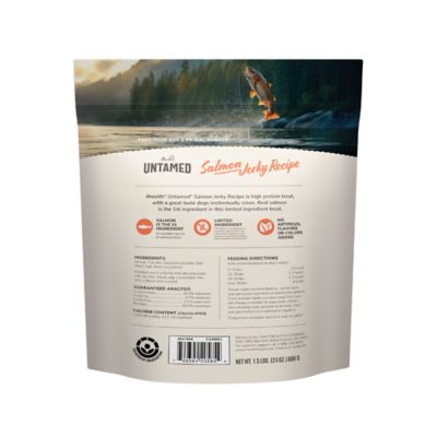 Image showing  Salmon Jerky Recipe High-Protein Dog Treats, 24 oz.