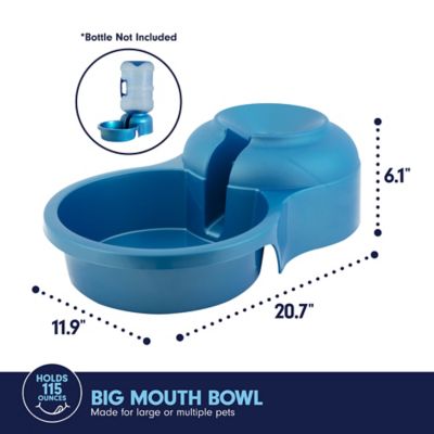 Image showing  Big Blue Outdoor Dog Water Bowl