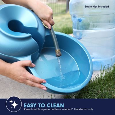 Image showing 5 th Petmate Big Blue Outdoor Dog Water Bowl