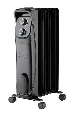 Comfort Glow Electric Oil-Filled Heater, 150 sq. ft., 5,120 BTU, 1500W, 7-Fins, Thermostat