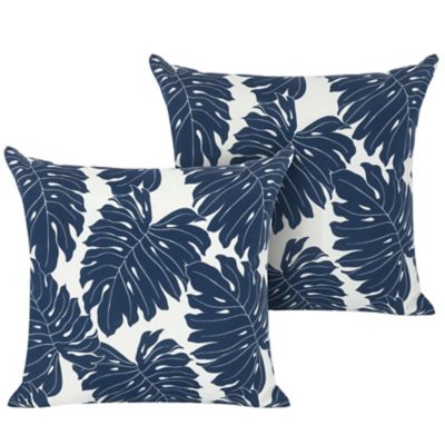 Image showing  Outdoor 2 pk. Leaf Chair Seat Cushions