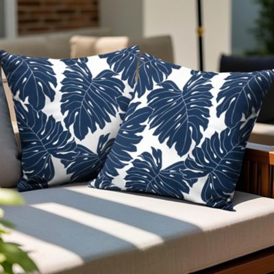 Image showing  Outdoor 2 pk. Leaf Chair Seat Cushions
