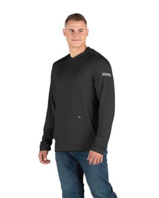 Berne Men's Long Sleeve Hooded UPF Sun Shirt