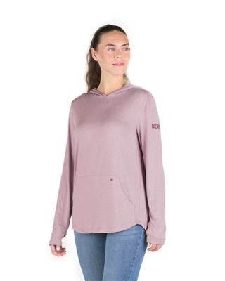 Berne Women's Long Sleeve Hooded UPF Sun Shirt