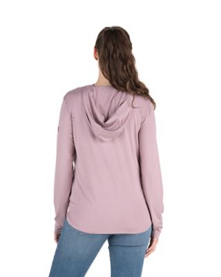 Image showing 1 th Berne Women's Long Sleeve Hooded UPF Sun Shirt