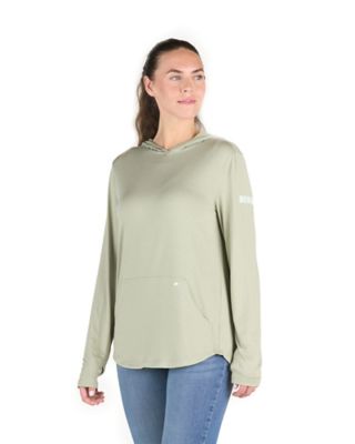 Berne Women's Long Sleeve Hooded UPF Sun Shirt