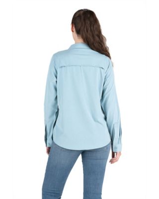 Image showing 1 th Berne Women's Flex180 UPF Button Down Long Sleeve Shirt