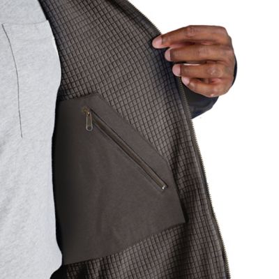 Image showing 2 th Berne Men's Grid Fleece-Lined Full-Zip Hooded Sweatshirt