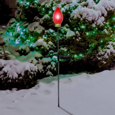 Image showing Solar Jumbo Christmas Light - Red