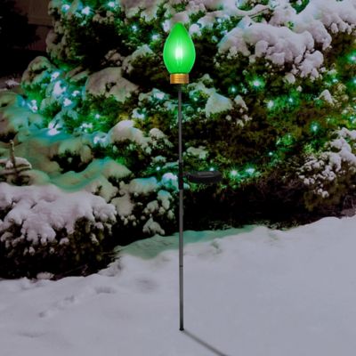 Image showing Solar Jumbo Christmas Light - Green