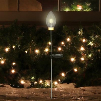 Image showing Solar Jumbo Christmas Light - White