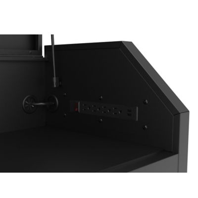 Image showing  48.5 in. 14-Drawer Mechanic's Tool Chest Combo, Matte Black