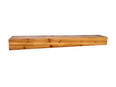 northbeam Lumber Finish Fireplace Mantel Shelf, 60 in.