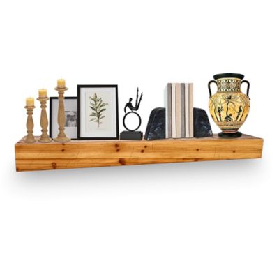 northbeam Lumber Finish Fireplace Mantel Shelf, 72 in.