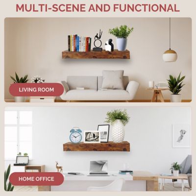 Image showing 5 th northbeam Rustic Fireplace Mantel Shelff, 72 in.