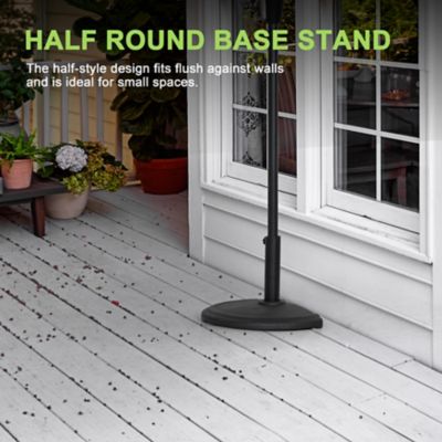 Image showing 7 th Nuu Garden Outdoor Half Round Patio Umbrella Base