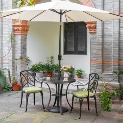Image showing 9 th Nuu Garden Outdoor Round Patio Vented Umbrella, Crank, Push Button Tilt