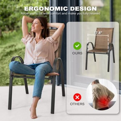 Image showing 9 th Nuu Garden 5 pc. Outdoor Textilene Dining Set with Umbrella Hole