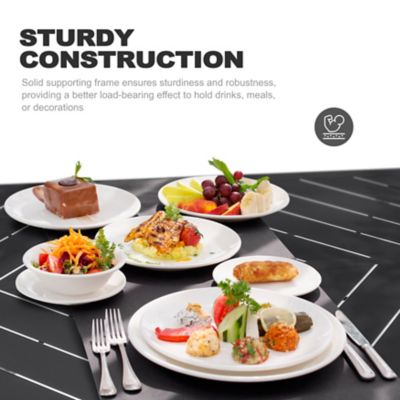 Image showing  Outdoor 7 pc. Patio Dining Set, Textilene and Iron, Umbrella Hole