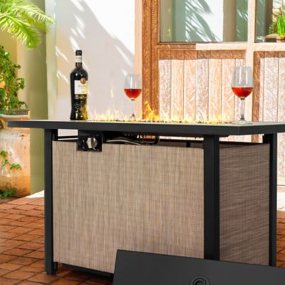 Nuu Garden Outdoor Propane Fire Pit Table