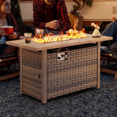 Image showing  Outdoor Propane Gas Fire Pit Table