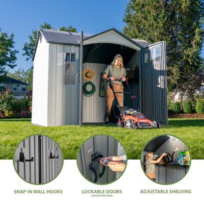 Image showing  10 ft. x 8 ft. Side Entry Outdoor Storage Shed, 60466
