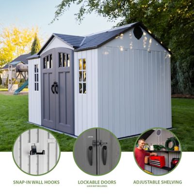 Image showing  10 ft. x 8 ft. Dual Entry Outdoor Storage Shed, 60467