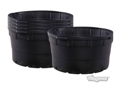 Viagrow 35 gal. Plastic Nursery Pots (34 Actual Gallons / 128.7 Liters), 5-Pack