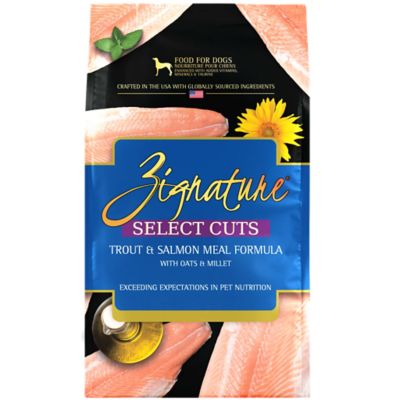 Zignature Select Cuts Trout & Salmon Meal Formula with Super Grains Dry Dog Food