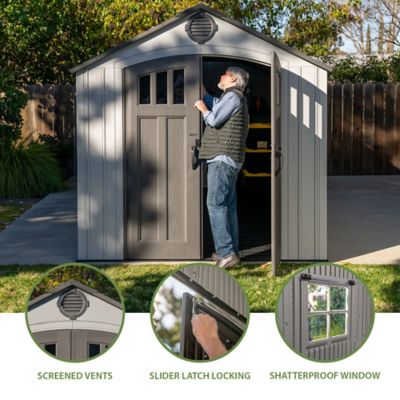 Image showing  8 x 20ft. Outdoor Storage Shed, 60470