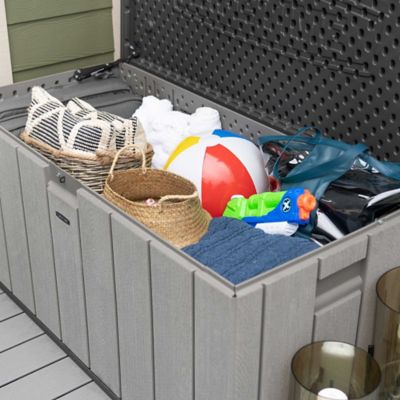 Image showing 7 th Lifetime Outdoor Storage Deck Box - 150 Gallon, 60340