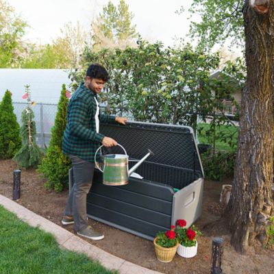 Image showing 9 th Lifetime Modern Outdoor Storage Deck Box - 136 Gallon, 60367